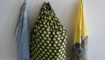 Storage tubes for reusing and recycling made from old clothes